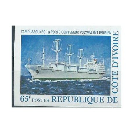 Wybrzeże Kości Słoniowej - Nr 531 B 1977r - Marynistyka