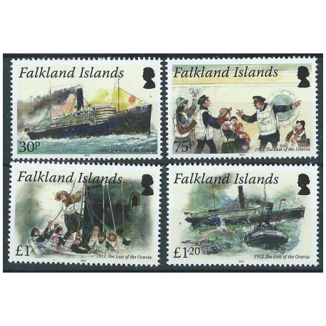 Falklandy - Nr 1175 - 78 2012r - Marynistyka
