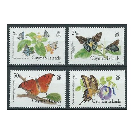 Kajmany - Nr 600 - 03 1988r - Motyle
