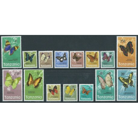 Tanzania - Nr 035 - 49 1973r - Motyle
