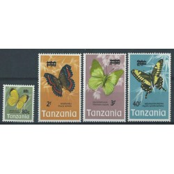 Tanzania - Nr 050 - 53 1975r - Motyle
