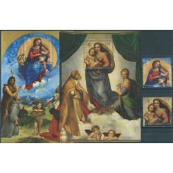 Watykan - Nr 1733 - 34 Bl 36 - 37 2012r - Religia - Malarstwo