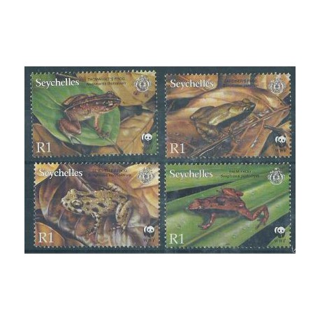 Seszele - Nr 867 - 70 2003r - WWF -  Płazy