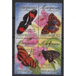 Urugwaj - Nr 2720 - 23 2003r - Motyle