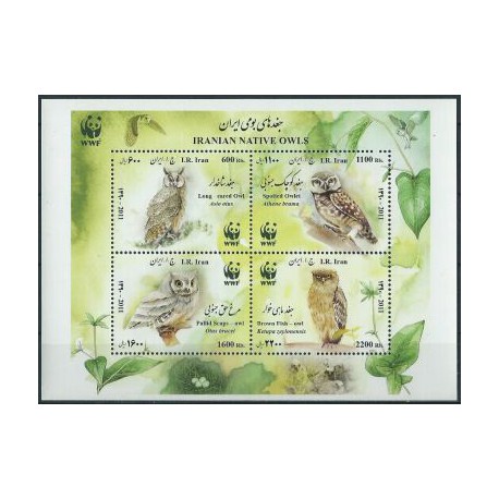 Iran - Bl 59 2011r - WWF - Ptaki
