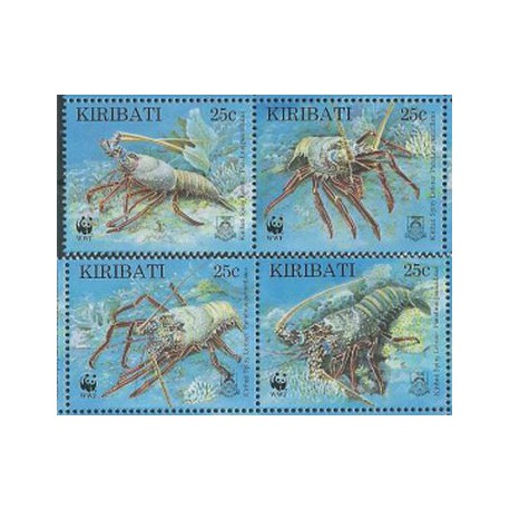 Kiribati - Nr 771 - 74 1998r - WWF - Fauna morska