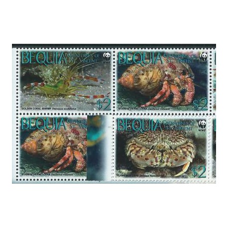 St. Vincent Gr. Bequia  - Nr 657 - 50 Pasek 2010r - WWF - Kraby