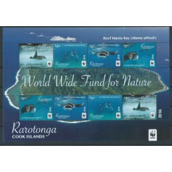 Wyspy Cooka - Nr 054 - 57 Rarotonga  Klb 2016r - WWF - Ryby