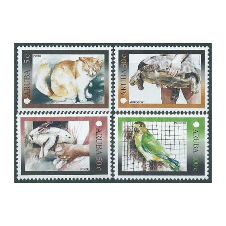 Aruba - Nr 267 - 70 2001r - Kot -  Ptak