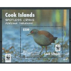 Wyspy Cooka - Bl 248 - 2014r - WWF - Ptaki