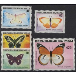 Mali - Nr 802 - 06 1980r - Motyle