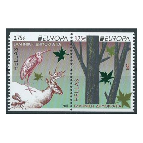 Grecja - Nr 2617 - 18 C 2011r - CEPT - Ptaki