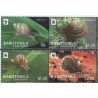 Wyspy Cooka Rarotonga - Nr 043 - 46 Pasek 2012r - WWF - Ślimaki