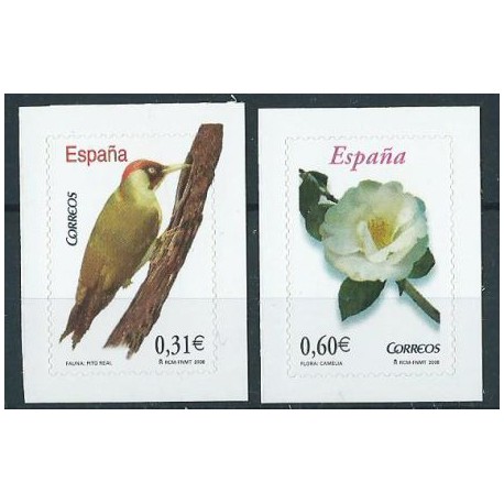 Hiszpania - Nr 4287 - 88 2008r - Ptak - Kwiat