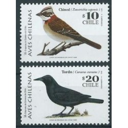 Chile - Nr 1876 - 77 1998r - Ptaki
