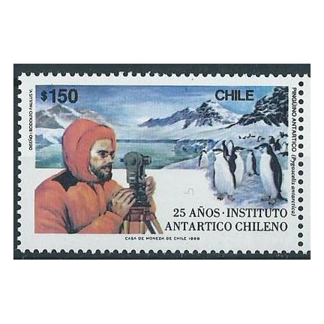 Chile - Nr 1301 1989r - Ptaki -  Antarktyda