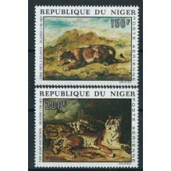 Niger - Nr 381 - 82 1973r - Ssaki - Malarstwo