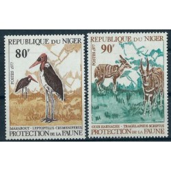 Niger - Nr 571 - 72 1977r - Ptaki -  Ssaki