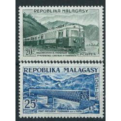 Madagaskar - Nr 473 - 74 1962r - Koleje