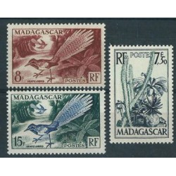 Madagaskar - Nr 423 - 25 A 1954r - Ptaki - Kol. francuskie