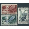 Madagaskar - Nr 423 - 25 A 1954r - Ptaki - Kwiaty - Kol. francuskie