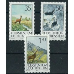 Liechtenstein - Nr 907 - 09 1986r - Ssaki