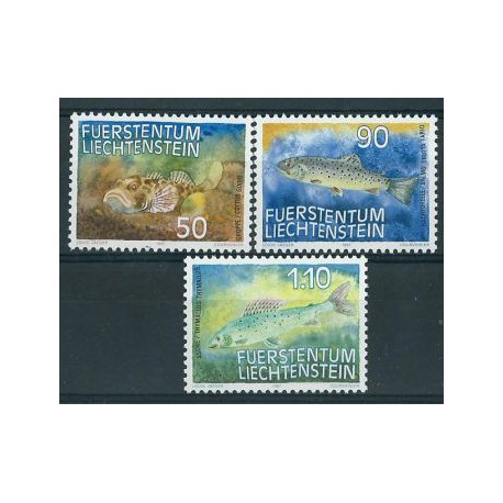 Liechtenstein - Nr 922 - 24 1987r - Ryby