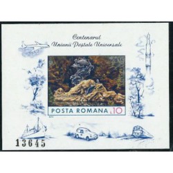 Rumunia - Bl 113 1974r - UPU