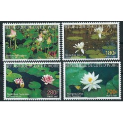 Wybrzeże  Kości Słoniowej - Nr 1170 - 73 1997r - Kwiaty