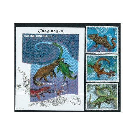 Somalia - Nr 843 - 45 Bl 45 2000r - Dinozaury