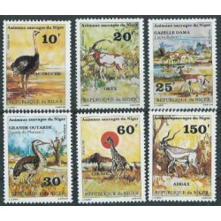Niger - Nr 736 - 41 1981r - Ptaki - Ssaki