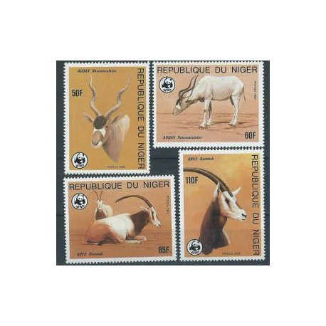 Niger - Nr 941 - 44 1985r - WWF -  Ssaki