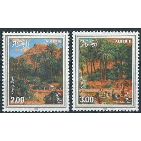 Algieria - Nr 894 - 95 1985r - Drzewa