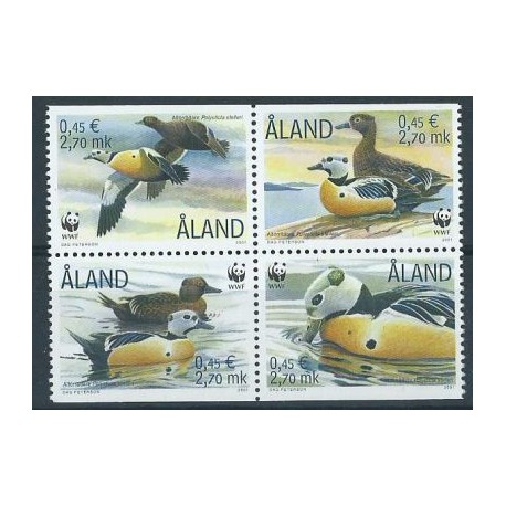 Alandy - Nr 183 - 86 2001r - WWF - Ptaki