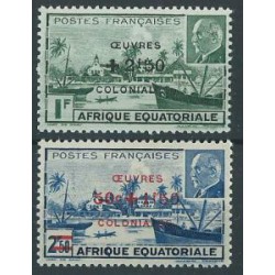 Francuska Afryka Równikowa - Nr 242 - 43 1944r - Marynistyka