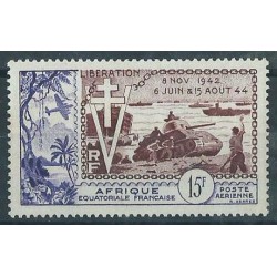 Francuska Afryka Równikowa - Nr 291 1954r - Militaria - Maryn