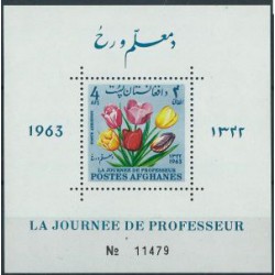 Afganistan - Bl 51 1964r - Kwiaty