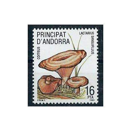 Andora Hiszp. - Nr 167 1983r - Grzyby