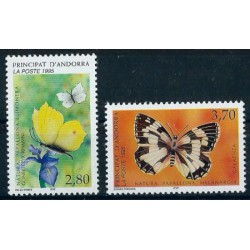 Andora Fr. - Nr 483 - 84 1995r - Motyle