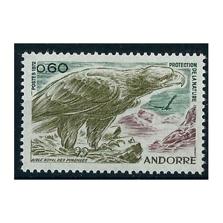 Andora Fr. - Nr 240 1972r - Ptak