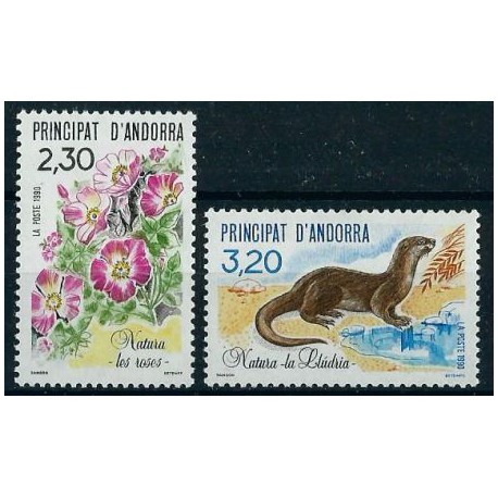 Andora Fr. - Nr 414 - 15 1990r - Ssak -  Kwiaty