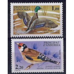 Andora Fr. - Nr 363 - 64 1985r - Ptaki