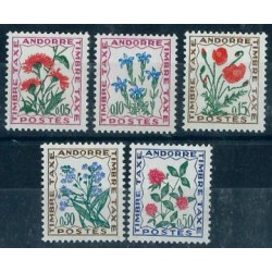 Andora Fr. - Nr 046 - 50 Porto 1964r - Kwiaty