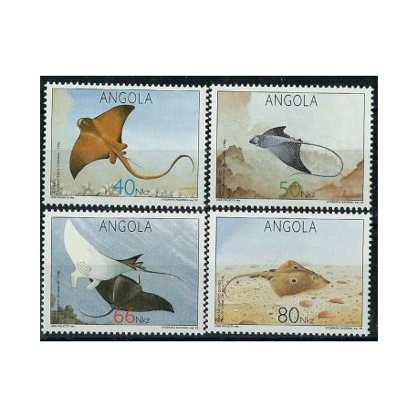 Angola - Nr 869 - 72 1992r - Ryby