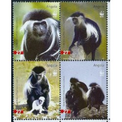 Angola - Nr 1745 - 48 2004r - WWF - Ssaki