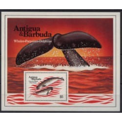Antigua & Barbuda - Bl 71 1983r - Ssaki morskie