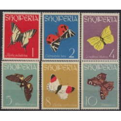 Albania - Nr 773 - 78 1963r - Motyle
