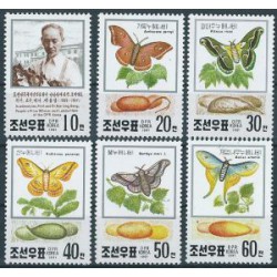 Korea N. - Nr 3191 - 96 1991r - Motyle