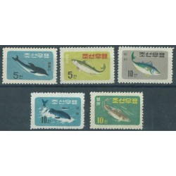 Korea N. - Nr 293 - 97 1961r - Ryby