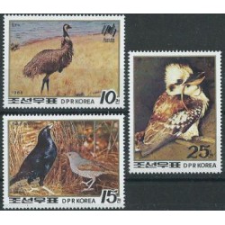 Korea N. - Nr 2940 - 42 1988r - Ptaki